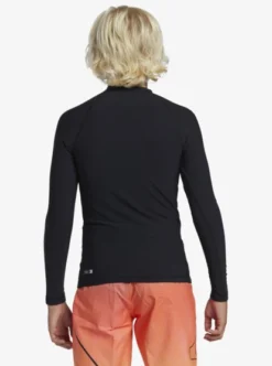 Quiksilver Boys 8-16 Heater Long Sleeve UPF 50 Rash Vest -Sunny Fit Wear eqbwr03189 quiksilverw kvj0 bck1