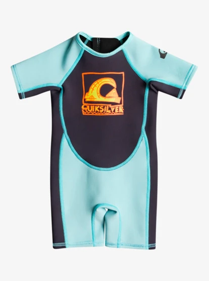 Quiksilver Toddlers 1.5mm Toddler Short Sleeve Back Zip Springsuit 1 Quiksilver Toddlers 1.5mm Toddler Short Sleeve Back Zip Springsuit