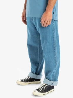 Quiksilver Mens Baggy Nineties Wash Jeans -Sunny Fit Wear eqydp03462 quiksilverw bhl0 frt2