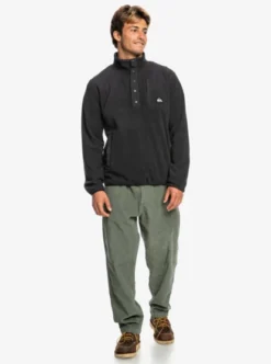 Quiksilver Mens No Destination Mock Neck Fleece -Sunny Fit Wear eqyft04770 quiksilverw kta0 frt9