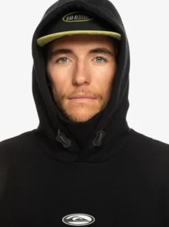 Quiksilver Mens Big Logo Technical Riding Hoodie -Sunny Fit Wear eqyft04786 quiksilverw kvj0 frt3