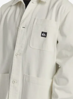 Quiksilver Mens Surf Chores Denim Chore Jacket -Sunny Fit Wear eqyjk04020 quiksilverw wbk0 frt3