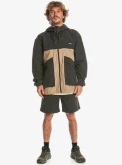 Quiksilver Mens High Horizon Hooded Windbreaker Jacket -Sunny Fit Wear eqyjk04025 quiksilverw kta0 frt9