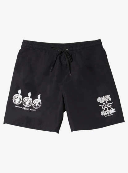 Quiksilver Mens Re-Mix 17" Swim Shorts 1 Quiksilver Mens Re-Mix 17" Swim Shorts