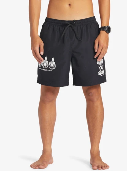 Quiksilver Mens Re-Mix 17" Swim Shorts 3 Quiksilver Mens Re-Mix 17" Swim Shorts - Image 3