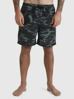 Quiksilver Mens Mikey Volley 18" Swim Shorts -Sunny Fit Wear eqyjv04048 quiksilverw kvj8 frt1