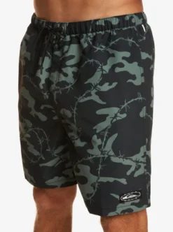 Quiksilver Mens Mikey Volley 18" Swim Shorts -Sunny Fit Wear eqyjv04048 quiksilverw kvj8 frt2