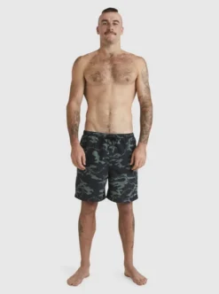 Quiksilver Mens Mikey Volley 18" Swim Shorts -Sunny Fit Wear eqyjv04048 quiksilverw kvj8 frt9