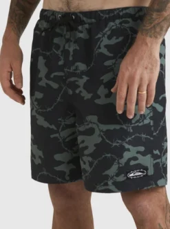 Quiksilver Mens Mikey Volley 18" Swim Shorts -Sunny Fit Wear eqyjv04048 quiksilverw kvj8 sd6