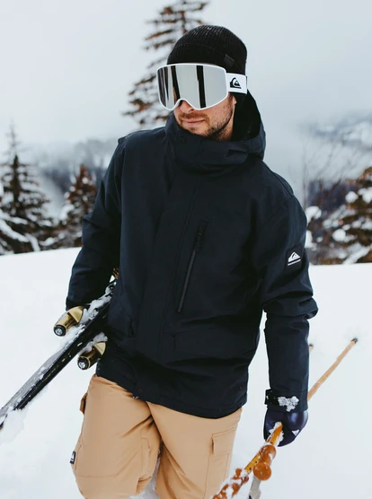 Quiksilver Mens Mission Solid Snow Jacket 1 Quiksilver Mens Mission Solid Snow Jacket