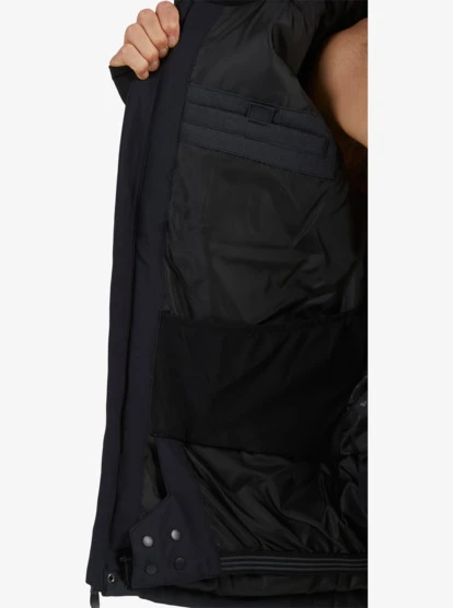 Quiksilver Mens Mission Solid Snow Jacket 17 Quiksilver Mens Mission Solid Snow Jacket - Image 17