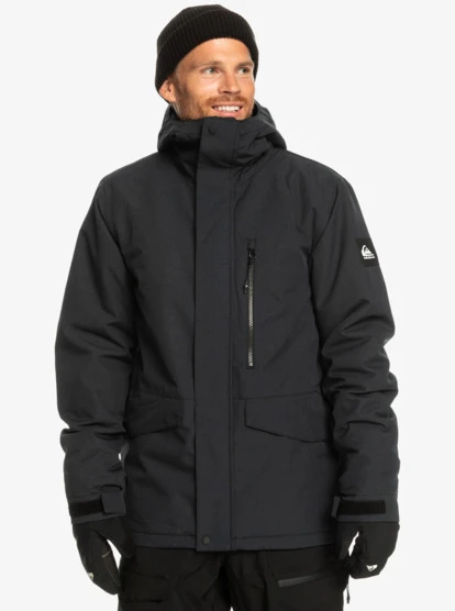 Quiksilver Mens Mission Solid Snow Jacket 2 Quiksilver Mens Mission Solid Snow Jacket - Image 2