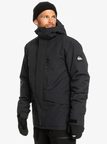 Quiksilver Mens Mission Solid Snow Jacket 3 Quiksilver Mens Mission Solid Snow Jacket - Image 3
