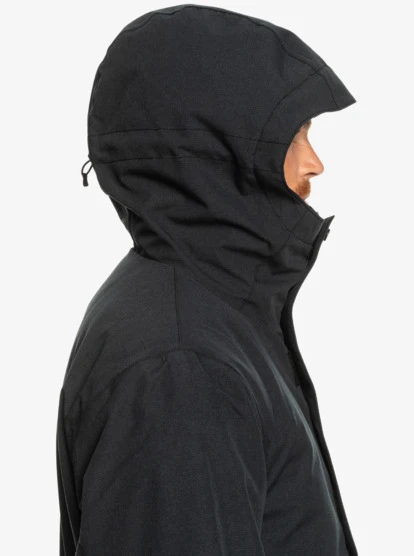 Quiksilver Mens Mission Solid Snow Jacket 5 Quiksilver Mens Mission Solid Snow Jacket - Image 5