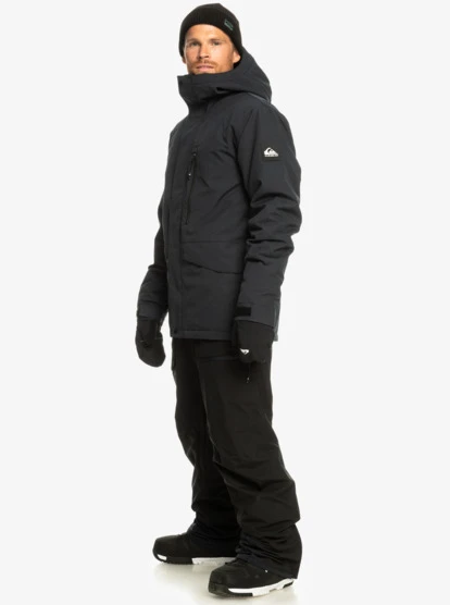 Quiksilver Mens Mission Solid Snow Jacket 10 Quiksilver Mens Mission Solid Snow Jacket - Image 10