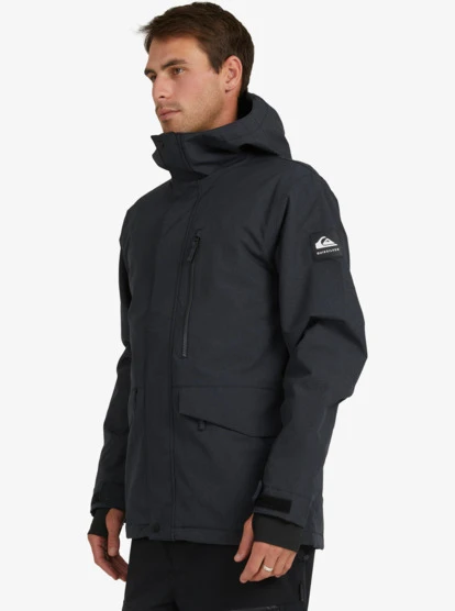 Quiksilver Mens Mission Solid Snow Jacket 14 Quiksilver Mens Mission Solid Snow Jacket - Image 14