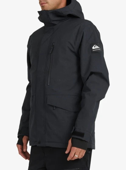 Quiksilver Mens Mission Solid Snow Jacket 15 Quiksilver Mens Mission Solid Snow Jacket - Image 15