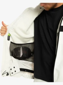 Quiksilver Mens Live Wire Technical Snow Jacket 16 Quiksilver Mens Live Wire Technical Snow Jacket -Sunny Fit Wear eqytj03408 quiksilverw szt0 frt3