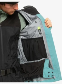 Quiksilver Mens Highline Pro Travis Rice 3L GORE-TEX® Technical Snow Jacket -Sunny Fit Wear eqytj03409 quiksilverw blz0 frt4