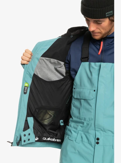 Quiksilver Mens Sammy Carlson Stretch Quest Technical Snow Jacket 3 Quiksilver Mens Sammy Carlson Stretch Quest Technical Snow Jacket - Image 3