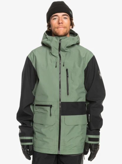 Quiksilver Mens Highline Pro Sammy Carlson 3L GORE-TEX® Technical Snow Jacket 1 Quiksilver Mens Highline Pro Sammy Carlson 3L GORE-TEX® Technical Snow Jacket