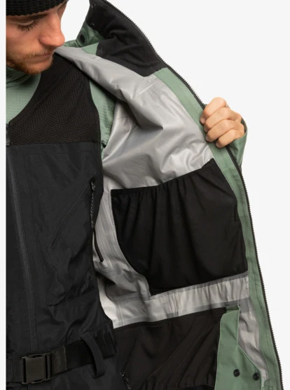Quiksilver Mens Highline Pro Sammy Carlson 3L GORE-TEX® Technical Snow Jacket 5 Quiksilver Mens Highline Pro Sammy Carlson 3L GORE-TEX® Technical Snow Jacket - Image 5