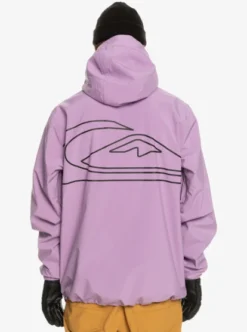 Quiksilver Mens High In The Hood Technical Snow Jacket 24 Quiksilver Mens High In The Hood Technical Snow Jacket -Sunny Fit Wear eqytj03436 quiksilverw pjc0 bck1