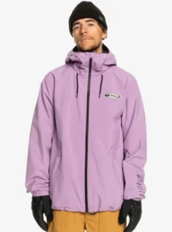 Quiksilver Mens High In The Hood Technical Snow Jacket