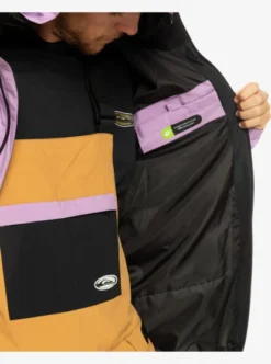 Quiksilver Mens High In The Hood Technical Snow Jacket 17 Quiksilver Mens High In The Hood Technical Snow Jacket -Sunny Fit Wear eqytj03436 quiksilverw pjc0 frt4