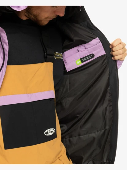 Quiksilver Mens High In The Hood Technical Snow Jacket 4 Quiksilver Mens High In The Hood Technical Snow Jacket - Image 4