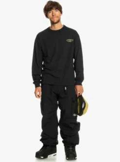 Quiksilver Mens Snow Down Cargo Technical Snow Pants -Sunny Fit Wear eqytp03199 quiksilverw kvj0 frt9