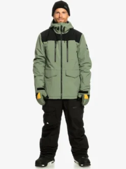 Quiksilver Mens Utility Technical Snow Bib Pants -Sunny Fit Wear eqytp03200 quiksilverw kvj0 frt9