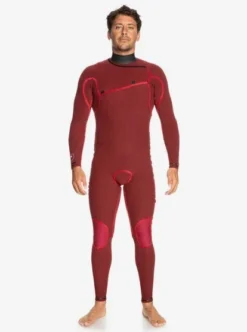 Quiksilver Mens 3/2mm Highline Chest Zip Wetsuit -Sunny Fit Wear eqyw103114 quiksilverw kvd0 bck2