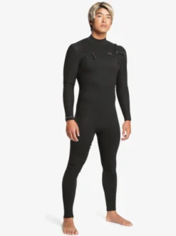 Quiksilver Mens 3/2mm Highline Chest Zip Wetsuit -Sunny Fit Wear eqyw103114 quiksilverw kvd0 frt3