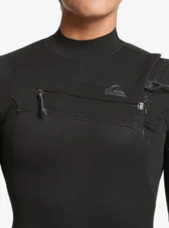 Quiksilver Mens 3/2mm Highline Chest Zip Wetsuit -Sunny Fit Wear eqyw103114 quiksilverw kvd0 frt4