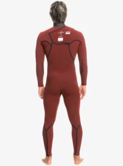 Quiksilver Mens 4/3mm Highline Chest Zip Wetsuit -Sunny Fit Wear eqyw103158 quiksilverw kvd0 bck9