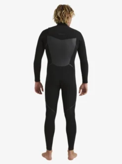 Quiksilver Mens 4/3mm Marathon Sessions Chest Zip Wetsuit -Sunny Fit Wear eqyw103160 quiksilverw kvd0 bck1