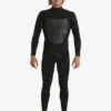 Quiksilver Mens 4/3mm Marathon Sessions Chest Zip Wetsuit