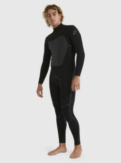 Quiksilver Mens 4/3mm Marathon Sessions Chest Zip Wetsuit -Sunny Fit Wear eqyw103160 quiksilverw kvd0 sd1