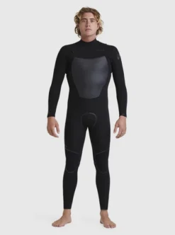 Quiksilver Mens 3/2mm Marathon Sessions Chest Zip Wetsuit
