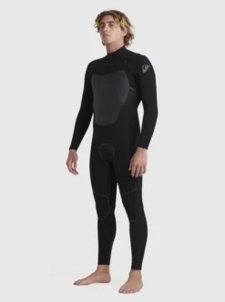 Quiksilver Mens 3/2mm Marathon Sessions Chest Zip Wetsuit -Sunny Fit Wear eqyw103163 quiksilverw kvd0 sd1