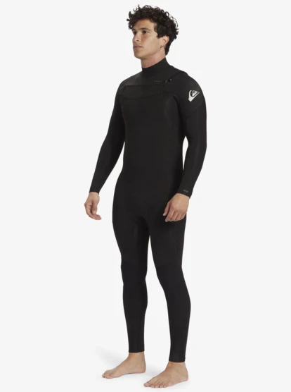 Quiksilver Mens 4/3mm Everyday Sessions Chest Zip Wetsuit 2 Quiksilver Mens 4/3mm Everyday Sessions Chest Zip Wetsuit - Image 2