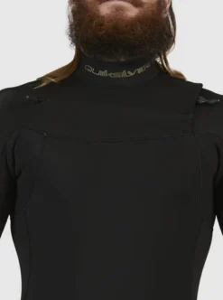 Quiksilver Mens 3/2mm Everyday Sessions Chest Zip Wetsuit -Sunny Fit Wear eqyw103171 quiksilverw kvj0 dtl1