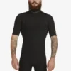 Quiksilver Mens 2/2mm Everyday Sessions Short Sleeve Chest Zip Springsuit