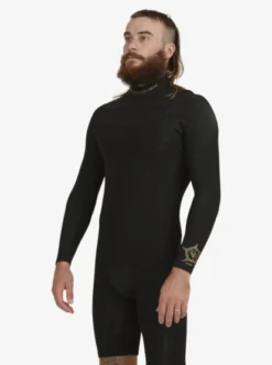 Quiksilver Mens 2/2mm Everyday Sessions Long Sleeve Chest Zip Springsuit -Sunny Fit Wear eqyw403019 quiksilverw kvj0 sd1