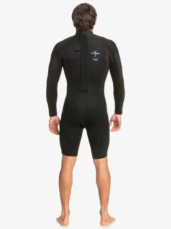 Quiksilver Mens 2/2mm Prologue Long Sleeve Back Zip Springsuit -Sunny Fit Wear eqyw403020 quiksilverw kvd0 bck5