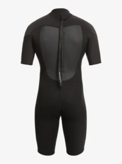Quiksilver Mens 2/2mm Prologue Short Sleeve Back Zip Springsuit -Sunny Fit Wear eqyw503032 quiksilverv kvd0 bck1