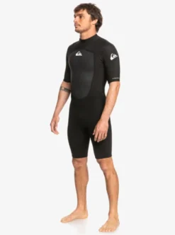 Quiksilver Mens 2/2mm Prologue Short Sleeve Back Zip Springsuit -Sunny Fit Wear eqyw503032 quiksilverw kvd0 frt3