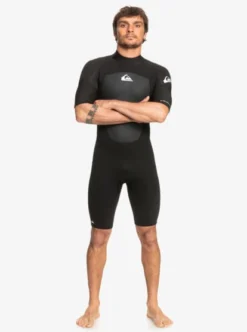 Quiksilver Mens 2/2mm Prologue Short Sleeve Back Zip Springsuit -Sunny Fit Wear eqyw503032 quiksilverw kvd0 frt9