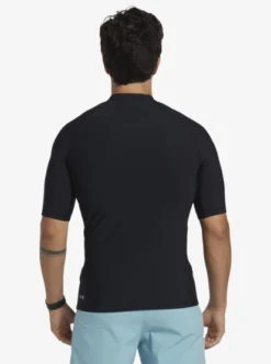 Quiksilver Mens Heater Short Sleeve Rash Vest -Sunny Fit Wear eqywr03232 quiksilverw kvj0 bck1